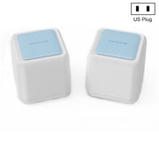 WAVLINK WN535M2 For Home Office 2pcs Mesh Wireless Router AC1200 Dual Band WiFi Signal Booster, Plug:US Plug