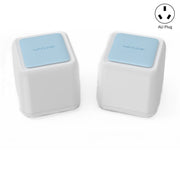 WAVLINK WN535M2 For Home Office 2pcs Mesh Wireless Router AC1200 Dual Band WiFi Signal Booster, Plug:AU Plug