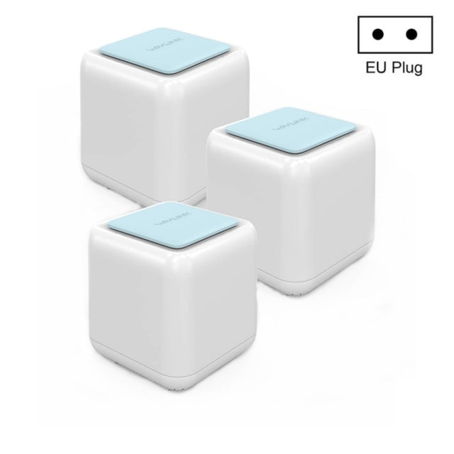 WAVLINK WN535M3 For Home Office 3pcs Mesh Wireless Router AC1200 Dual Band WiFi Signal Booster, Plug:EU Plug