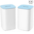 WAVLINK WN551K2 2pcs AC3000 WiFi Wireless Repeater Built-in Antenna Tri-Band Mesh Wireless Router, Plug:US Plug - free shipping - PMC TechLife - Order now!