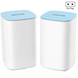 WAVLINK WN551K2 2pcs AC3000 WiFi Wireless Repeater Built-in Antenna Tri-Band Mesh Wireless Router, Plug:EU Plug - free shipping - PMC TechLife - Order now!