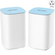 WAVLINK WN551K2 2pcs AC3000 WiFi Wireless Repeater Built-in Antenna Tri-Band Mesh Wireless Router, Plug:AU Plug - free shipping - PMC TechLife - Order now!