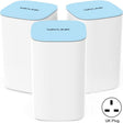 WAVLINK WN551K3 3pcs AC3000 WiFi Wireless Repeater Built-in Antenna Tri-Band Mesh Wireless Router, Plug:UK Plug - free shipping - PMc TechLife - Order now!