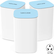 WAVLINK WN551K3 3pcs AC3000 WiFi Wireless Repeater Built-in Antenna Tri-Band Mesh Wireless Router, Plug:AU Plug