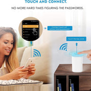 WAVLINK WN551K3 3pcs AC3000 WiFi Wireless Repeater Built-in Antenna Tri-Band Mesh Wireless Router, Plug:AU Plug