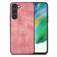 For Samsung Galaxy S21 FE 5G Vintage Leather PC Back Cover Phone Case(Pink) - Galaxy Phone Cases by PMC TechLife | Online Shopping South Africa | PMC TechLife