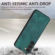 For Samsung Galaxy S25 5G Vintage Leather PC Back Cover Phone Case(Green)
