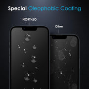 For iPhone 16e NORTHJO A++ Screen Protector Tempered Glass Film(Clear)