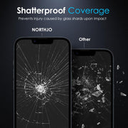 For iPhone 16e NORTHJO A++ Screen Protector Tempered Glass Film(Clear)