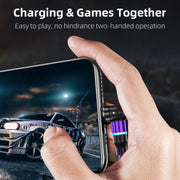 ENKAY 3 in 1 2.4A USB to Type-C / 8 Pin / Micro USB Magnetic 540 Degrees Rotating Charging Cable, Length:2m(Black)