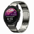 For Garmin Forerunner 255 22mm I-Shaped Titanium Alloy Watch Band(Grey) - Watch Bands by PMC TechLife | Online Shopping South Africa | PMC TechLife
