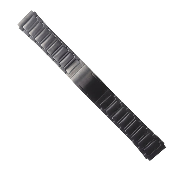 For Garmin Forerunner 255 22mm I-Shaped Titanium Alloy Watch Band(Grey)