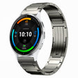 For Garmin Venu 3 22mm I-Shaped Titanium Alloy Watch Band(Grey) - Watch Bands by PMC TechLife | Online Shopping South Africa | PMC TechLife