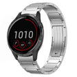For Garmin Vivoactive 4 22mm I-Shaped Titanium Alloy Watch Band(Sliver) - Watch Bands by PMC TechLife | Online Shopping South Africa | PMC TechLife