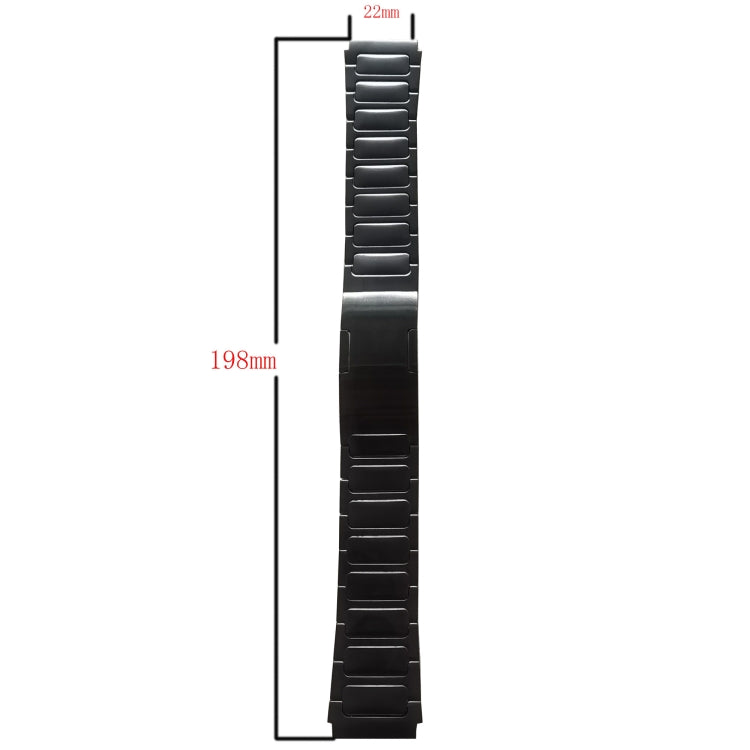 For Garmin Forerunner 255 22mm I-Shaped Titanium Alloy Watch Band(Sliver)