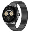 For Huawei Watch Buds 22mm I-Shaped Titanium Alloy Watch Band(Black) - Watch Bands by PMC TechLife | Online Shopping South Africa | PMC TechLife
