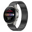 For Huawei Watch 3 Pro New 22mm I-Shaped Titanium Alloy Watch Band(Black) - Watch Bands by PMC TechLife | Online Shopping South Africa | PMC TechLife