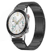 For Honor Watch GS 3i 22mm I-Shaped Titanium Alloy Watch Band(Black)