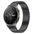 For Huawei GT2 Pro 22mm I-Shaped Titanium Alloy Watch Band(Black) - Watch Bands by PMC TechLife | Online Shopping South Africa | PMC TechLife