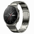 For Huawei GT2 Pro 22mm I-Shaped Titanium Alloy Watch Band(Grey) - Watch Bands by PMC TechLife | Online Shopping South Africa | PMC TechLife
