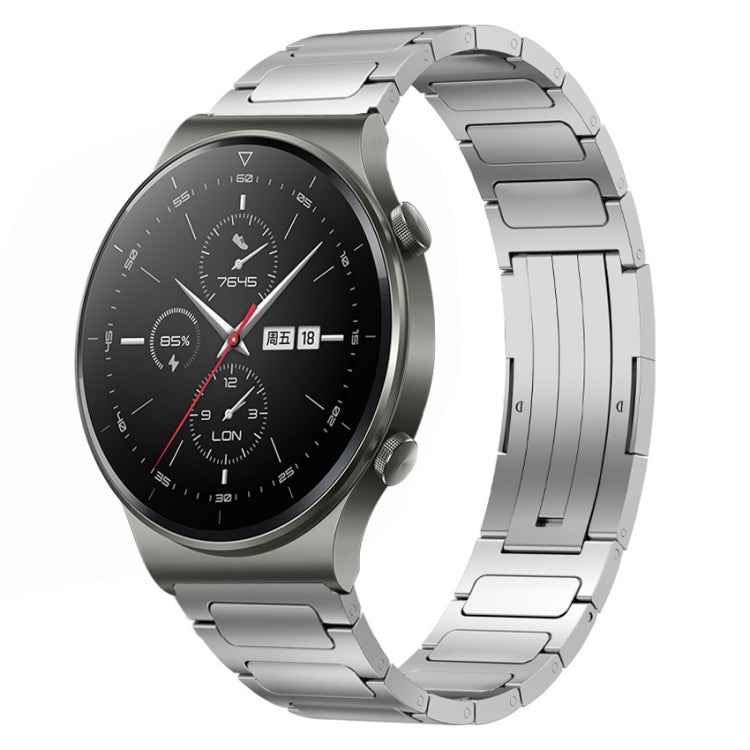 For Huawei GT2 Pro 22mm I-Shaped Titanium Alloy Watch Band(Sliver)