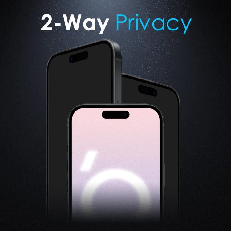 For iPhone 16 NORTHJO A++ 0.3mm 28 Degree Privacy Screen Tempered Glass Film