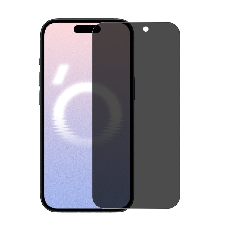 For iPhone 16 Plus NORTHJO A++ 0.3mm 28 Degree Privacy Screen Tempered Glass Film