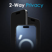 For iPhone 16 Pro NORTHJO A++ 0.3mm 28 Degree Privacy Screen Tempered Glass Film