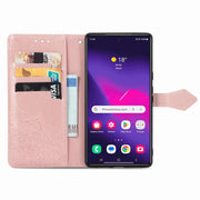 For Samsung Galaxy S25 Ultra 5G Mandala Flower Embossed Leather Phone Case(Rose Gold)