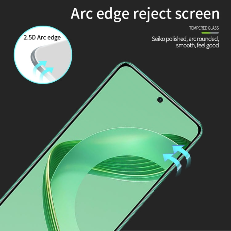 For Huawei nova 12 SE PINWUYO 9H 2.5D Full Screen Tempered Glass Film(Black)