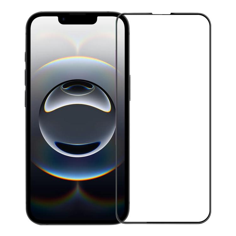For iPhone 16e PINWUYO 9H 3D Curved Full Screen Explosion-proof Tempered Glass Film(Black)