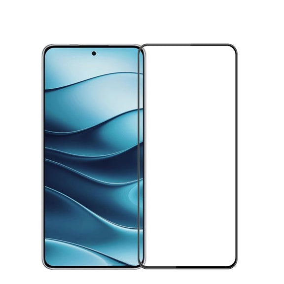 For Xiaomi Redmi Note 14 PINWUYO 9H 3D  Full Screen Explosion-proof Tempered Glass Film(Black)