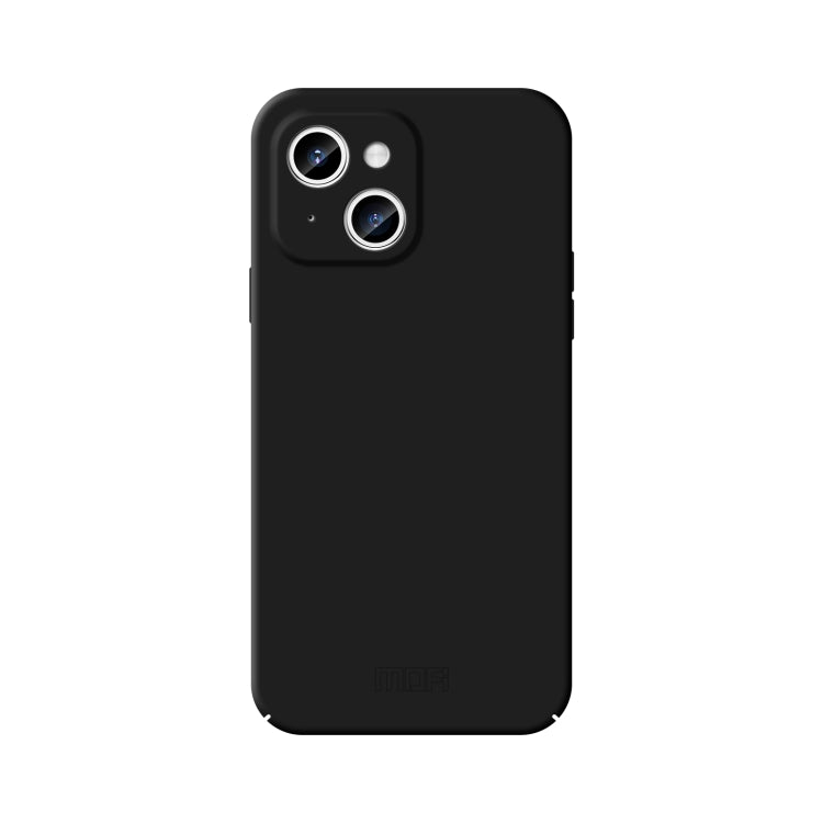 For iPhone 14 Plus MOFI Qin Series Skin Feel All-inclusive PC Phone Case(Black)