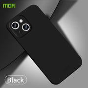 For iPhone 14 Plus MOFI Qin Series Skin Feel All-inclusive PC Phone Case(Black)