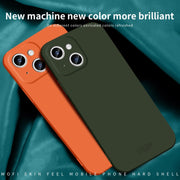 For iPhone 14 Plus MOFI Qin Series Skin Feel All-inclusive PC Phone Case(Blue)