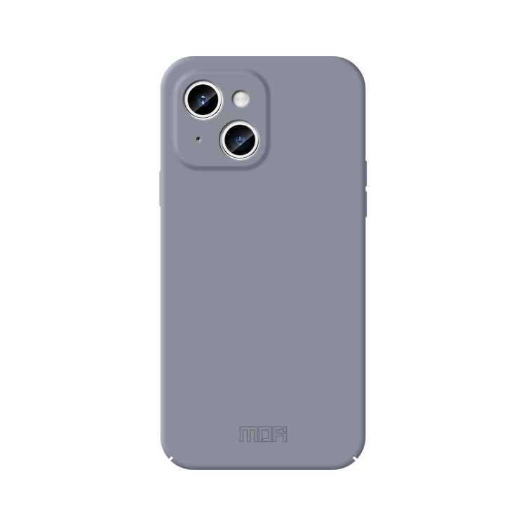 For iPhone 14 Plus MOFI Qin Series Skin Feel All-inclusive PC Phone Case(Gray)