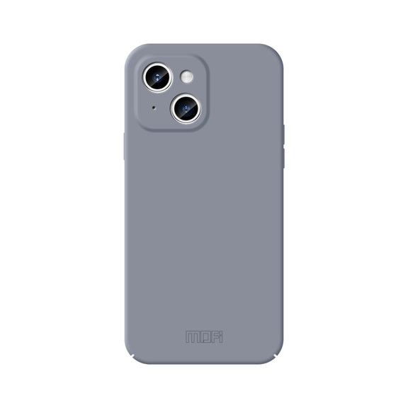 For iPhone 14 Plus MOFI Qin Series Skin Feel All-inclusive PC Phone Case(Gray)