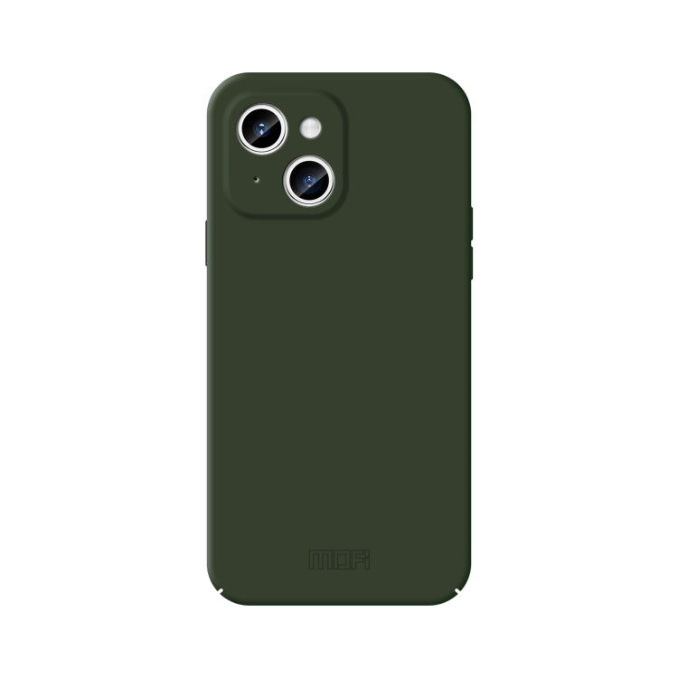 For iPhone 14 Plus MOFI Qin Series Skin Feel All-inclusive PC Phone Case(Green)
