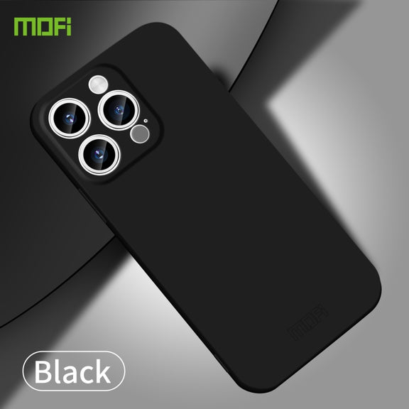 For iPhone 14 Pro Max MOFI Qin Series Skin Feel All-inclusive PC Phone Case(Black)