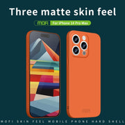 For iPhone 14 Pro Max MOFI Qin Series Skin Feel All-inclusive PC Phone Case(Black)