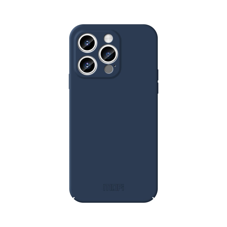 For iPhone 14 Pro Max MOFI Qin Series Skin Feel All-inclusive PC Phone Case(Blue)
