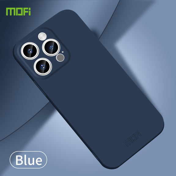 For iPhone 14 Pro Max MOFI Qin Series Skin Feel All-inclusive PC Phone Case(Blue)