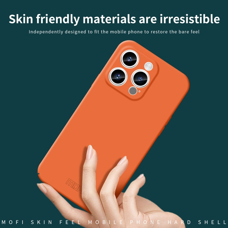 For iPhone 14 Pro Max MOFI Qin Series Skin Feel All-inclusive PC Phone Case(Blue)