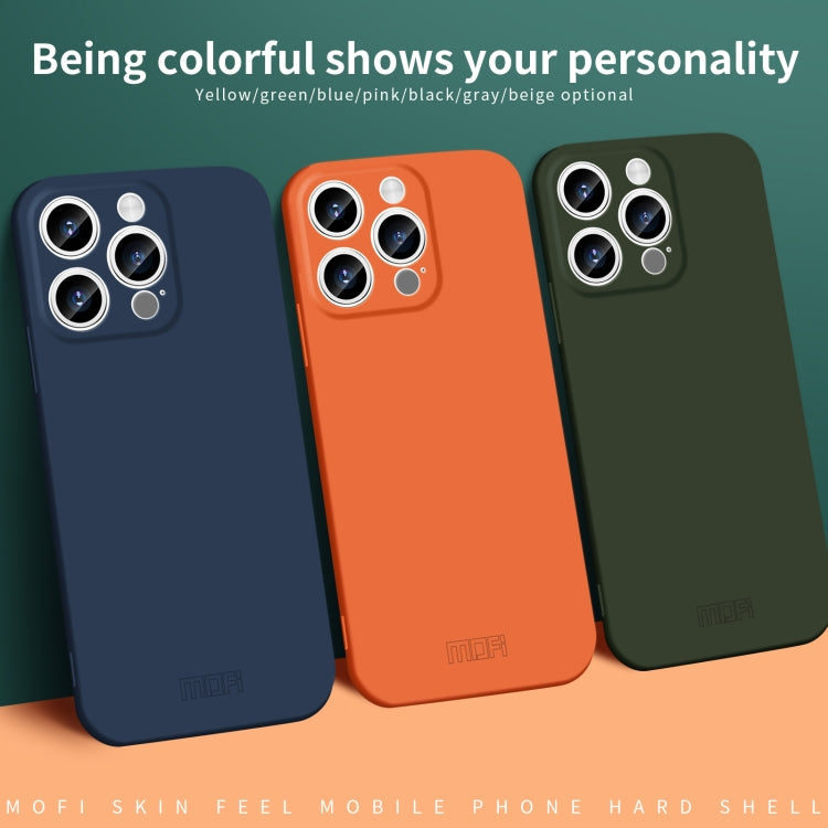 For iPhone 14 Pro Max MOFI Qin Series Skin Feel All-inclusive PC Phone Case(Blue)