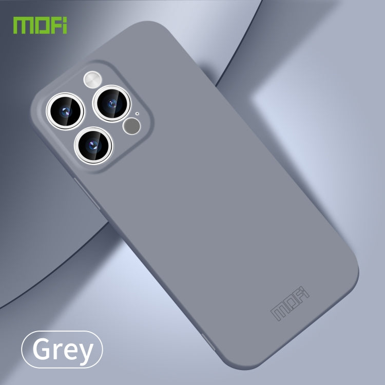 For iPhone 14 Pro Max MOFI Qin Series Skin Feel All-inclusive PC Phone Case(Gray)