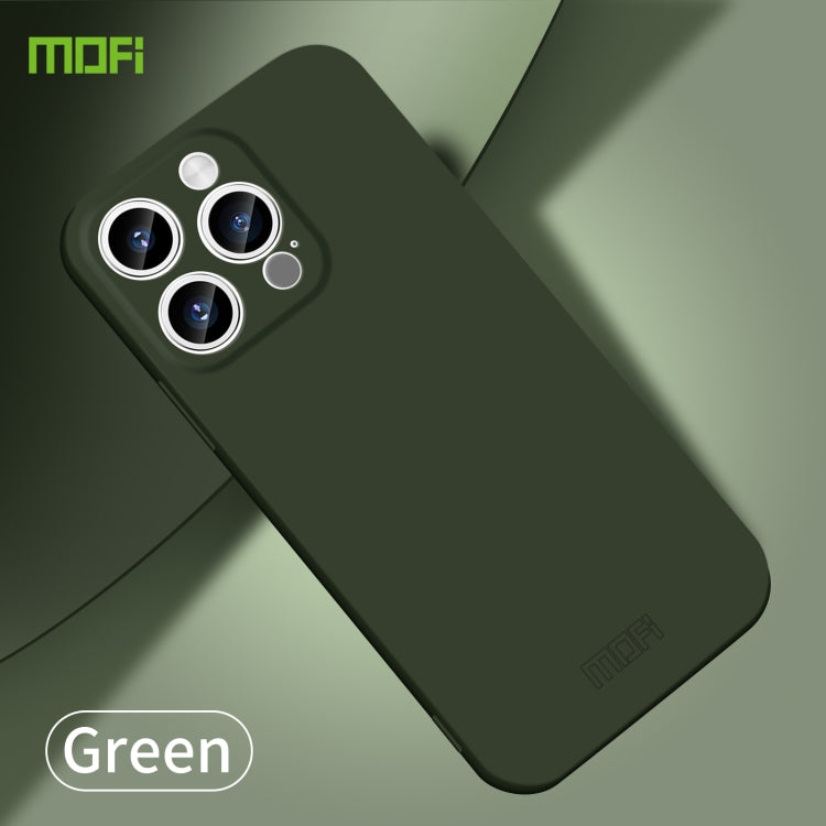 For iPhone 14 Pro Max MOFI Qin Series Skin Feel All-inclusive PC Phone Case(Green)