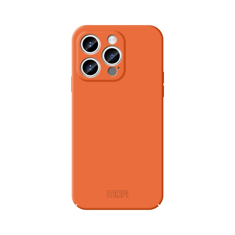 For iPhone 14 Pro Max MOFI Qin Series Skin Feel All-inclusive PC Phone Case(Orange)