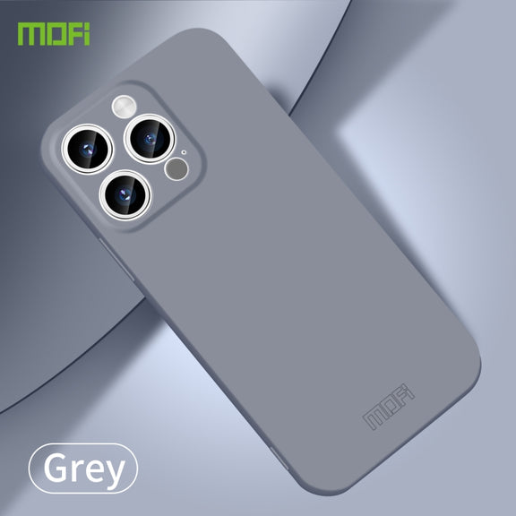 For iPhone 14 Pro MOFI Qin Series Skin Feel All-inclusive PC Phone Case(Gray)