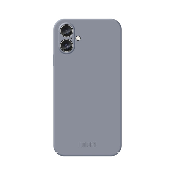 For iPhone 16 MOFI Qin Series Skin Feel All-inclusive PC Phone Case(Gray)