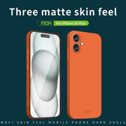 For iPhone 16 Plus MOFI Qin Series Skin Feel All-inclusive PC Phone Case(Blue)